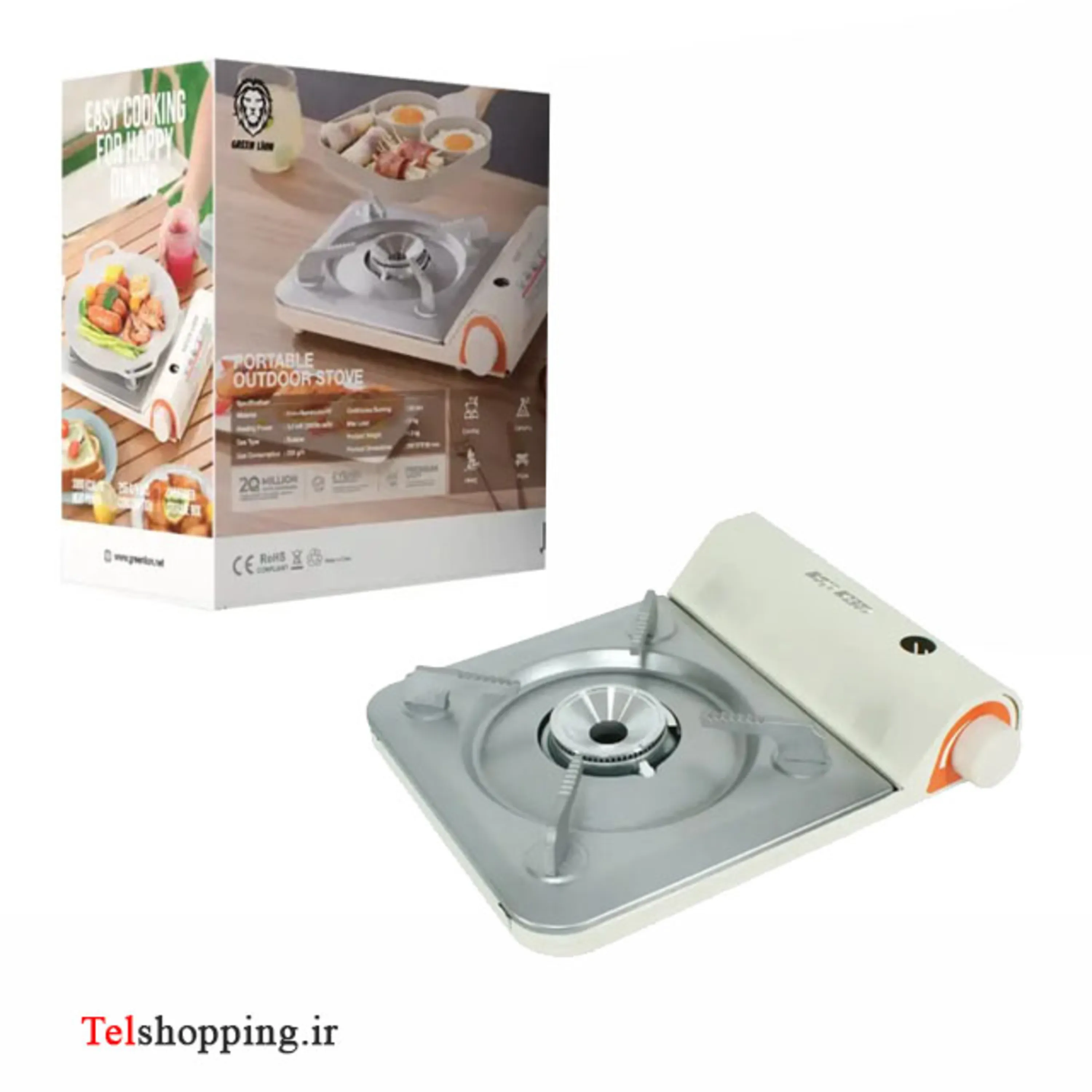 اجاق گاز فضای باز گرین لاین سه کیلو وات